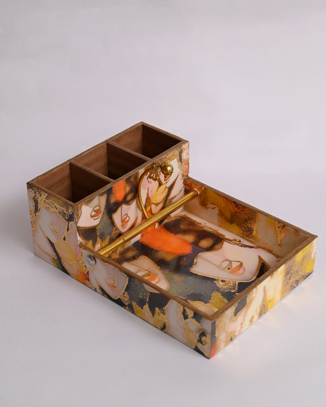 Tissue And Cutlery Holder