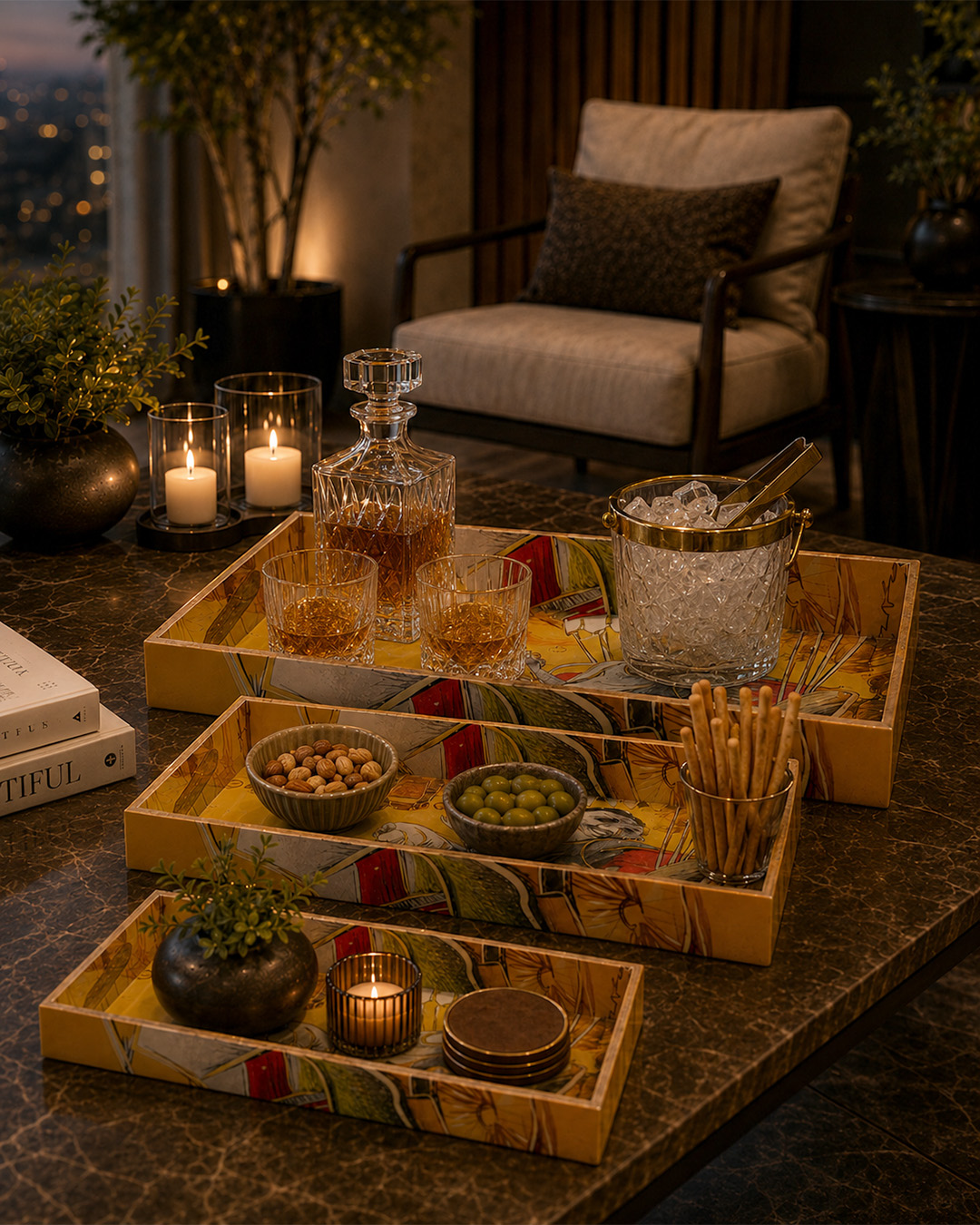 Tray Set of Three