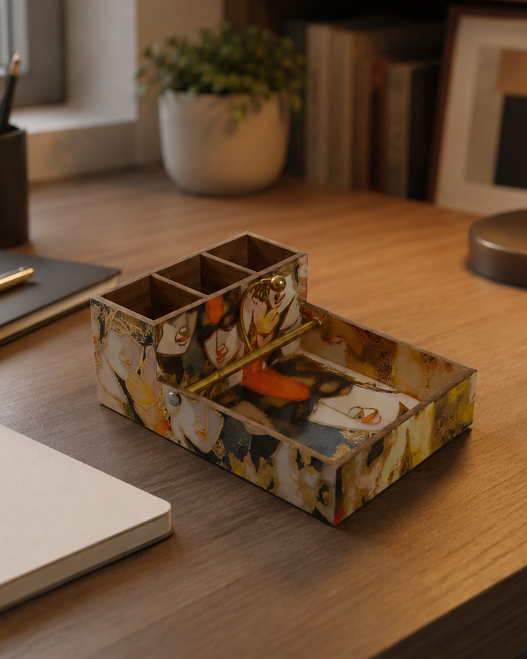 Tissue And Cutlery Holder